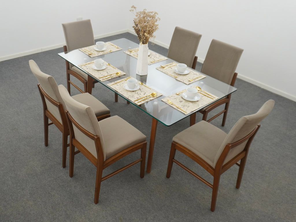 Juego de Comedor Ania 6 Sillas BASEMENT HOME